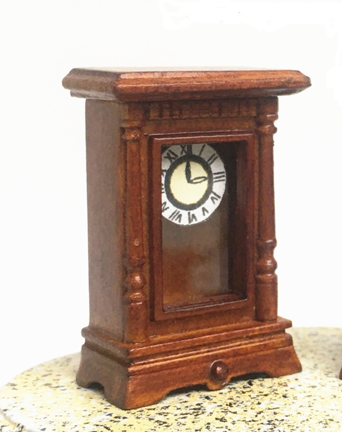 Victorian Mantle Clock-walnut